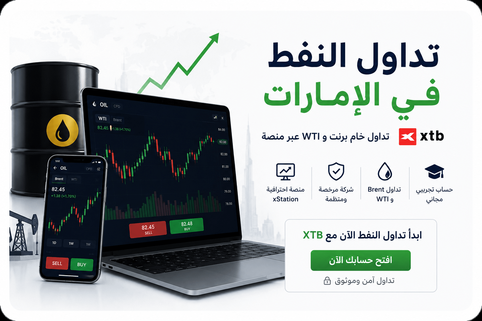 تداول النفط في الإمارات