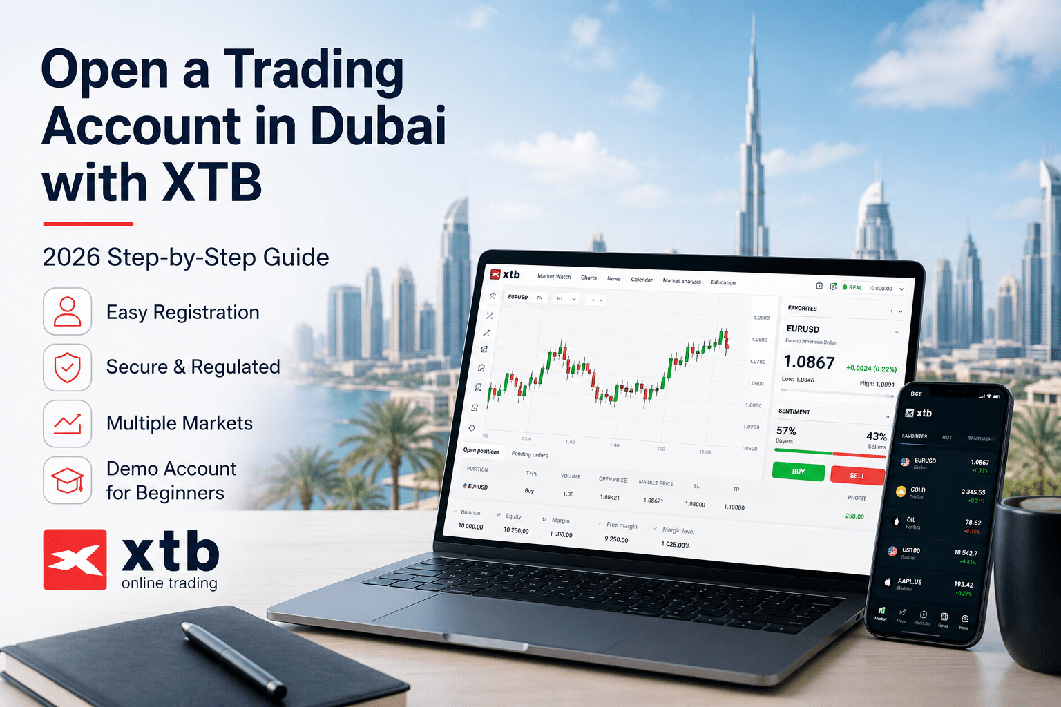 open trading account Dubai